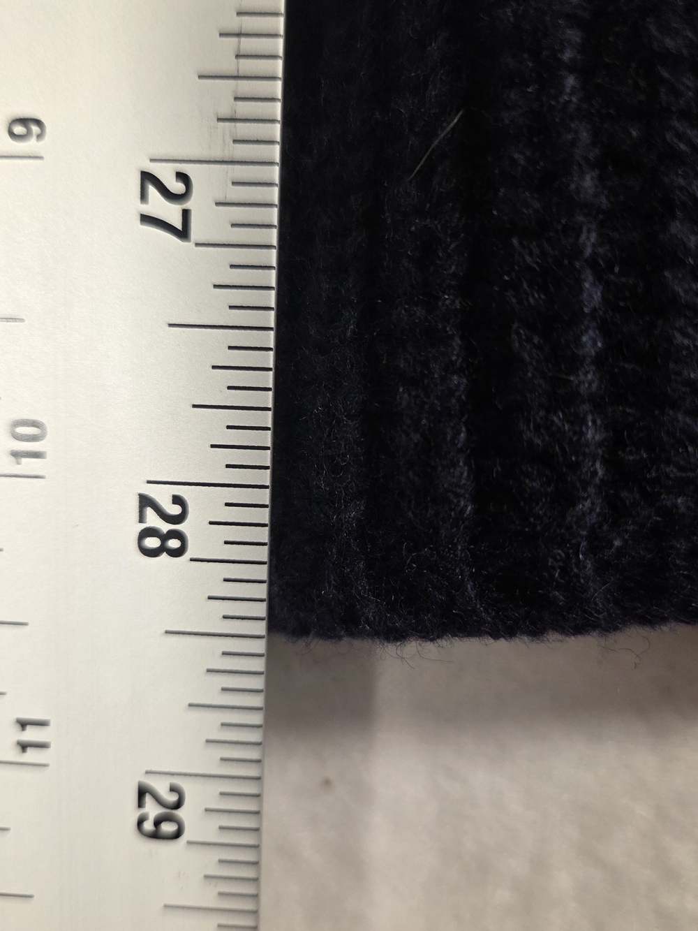 Men's Navy Blue Collar Cable Knit Cardigan Sweater Size XL - Picture 9 of 10